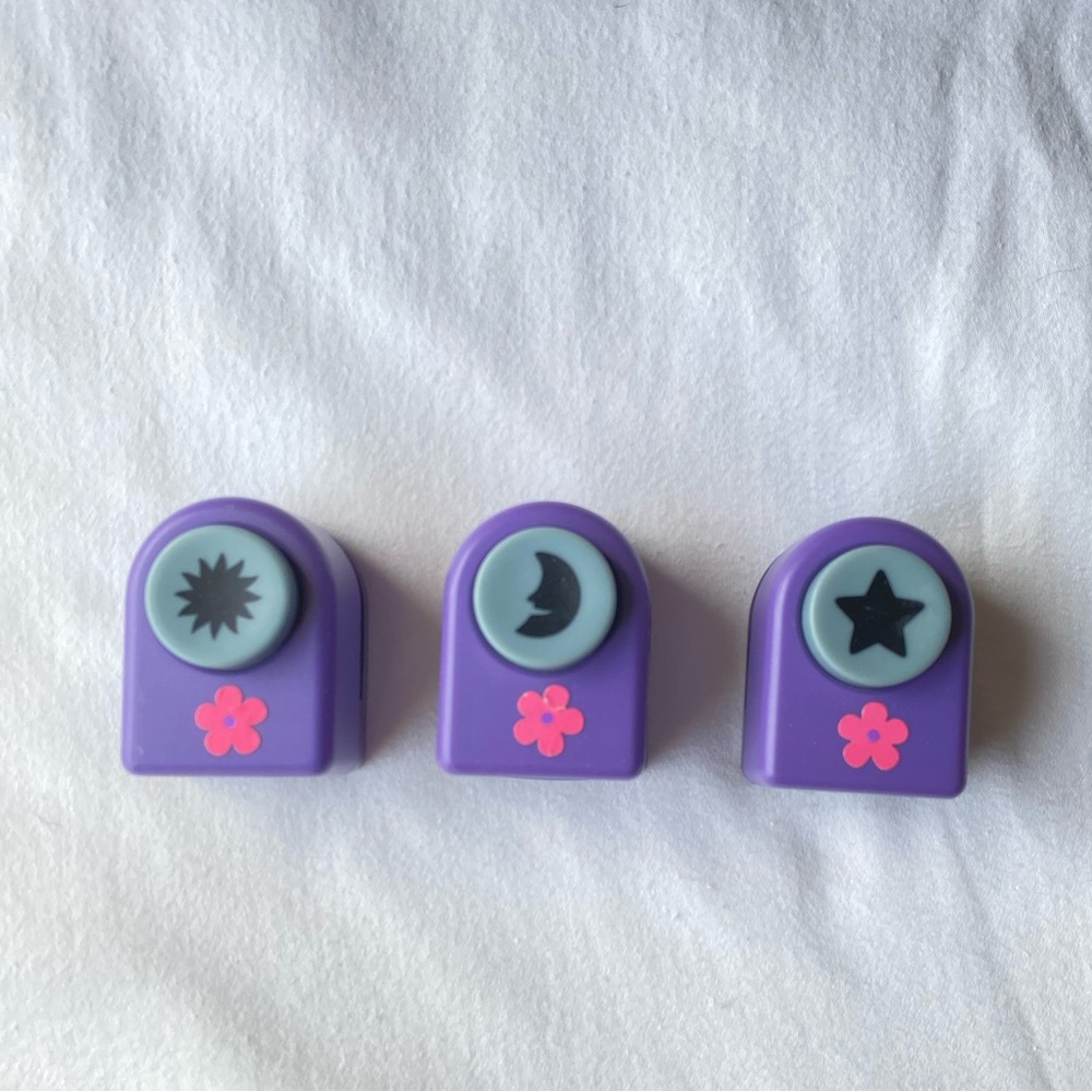 Paper punches (sun, moon & star)